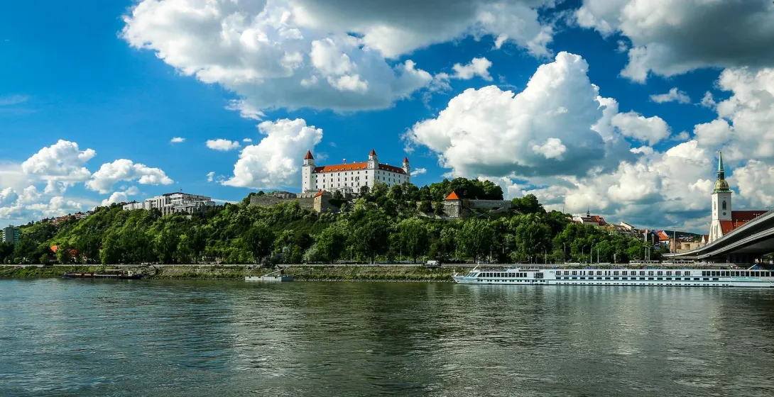 Bratislava Castle and Danube River cruise.