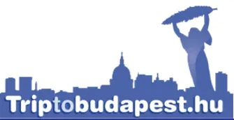 TripToBudapest.hu logo: Budapest skyline with symbolic figure.