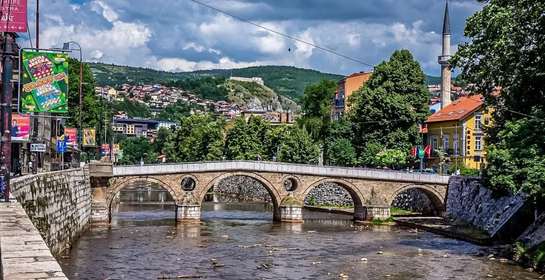 Latin Bridge in Sarajevo, Bosnia and Herzegovina