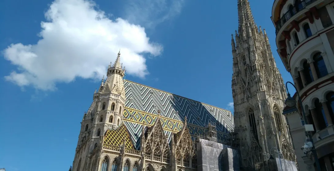 St. Stephen's Cathedral in Vienna, Austria, a stunning example of Gothic architecture.
