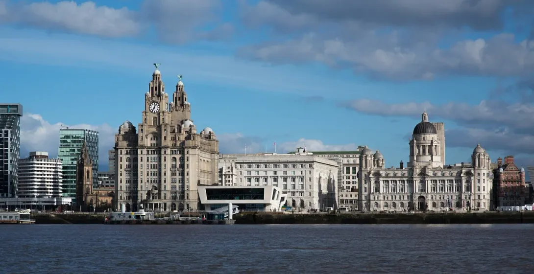 Liverpool waterfront skyline