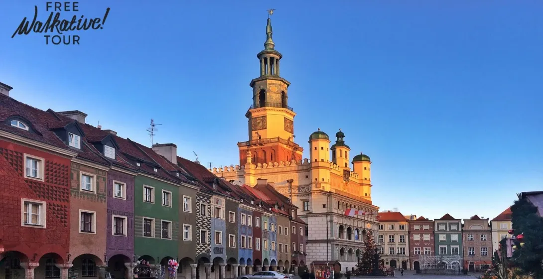 Poznan's Old Town Hall and colorful buildings during a Free Walkative! Tour.