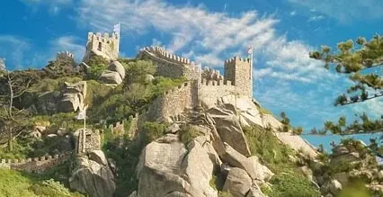 Pena Palace in Sintra, Portugal: a stunning hilltop castle.