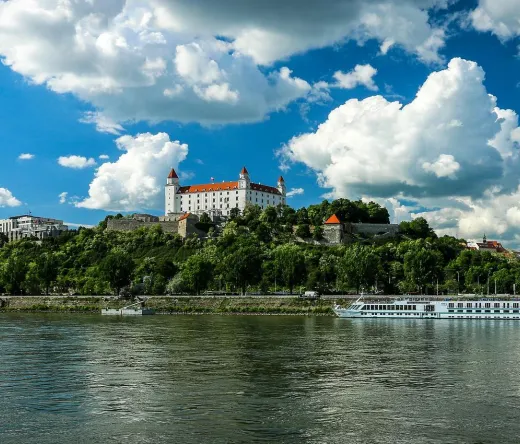 Bratislava Castle and Danube River cruise.