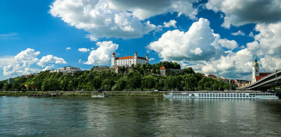 Bratislava Castle and Danube River cruise.