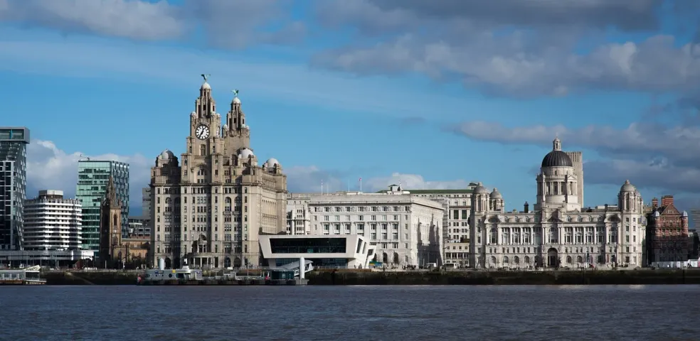 Liverpool waterfront skyline