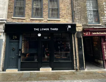 The Lower Third pub in London, England.