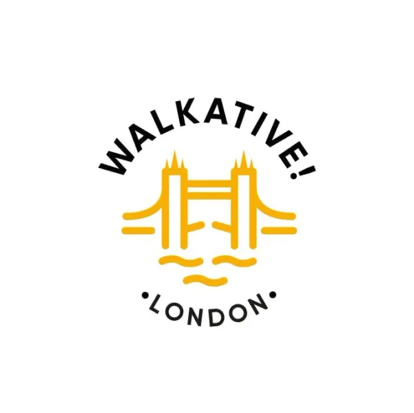Walkative! London tour logo featuring Tower Bridge.